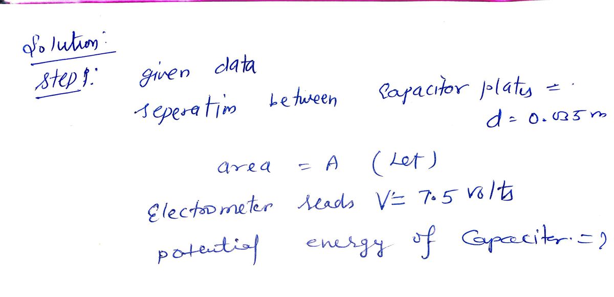 Physics homework question answer, step 1, image 1